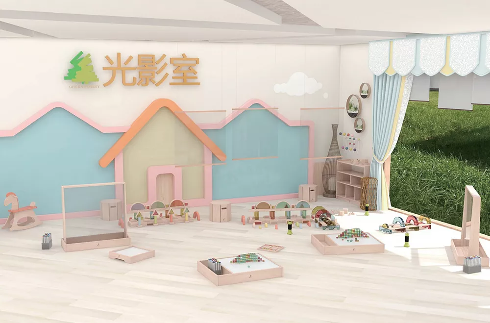 Light and shadow play room