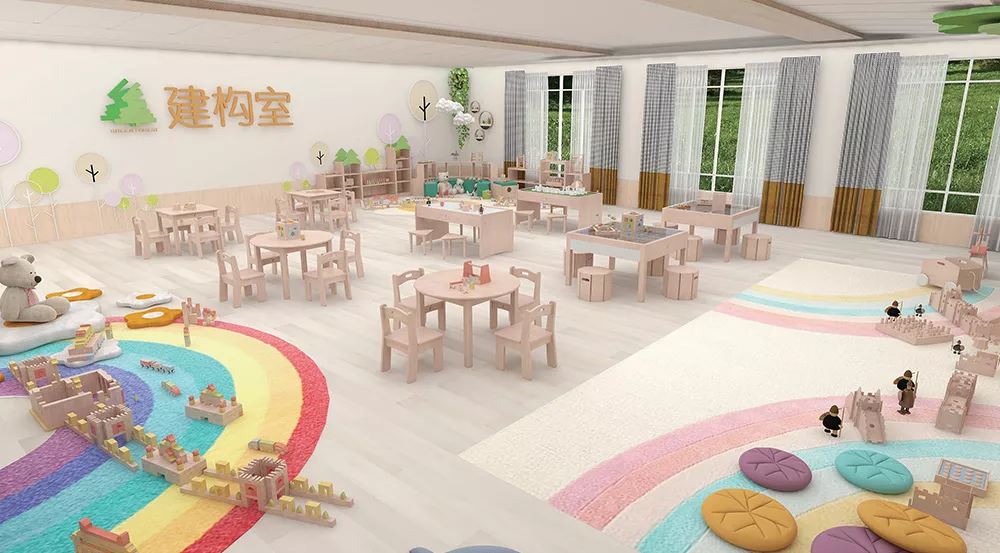 Construction toy room